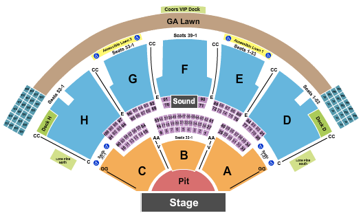 Ruoff Music Center Grey Day Seating Chart